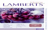 LAMBERTSlambertsusa.com/wp-content/uploads/2014/04/informa12.pdfque respestar dosificaciones adecuadas para no desencadenar efectos adversos. Según datos de la OMS del 2005 “la
