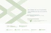 INFORME DE ACTIVIDADES. UNIVERSIDAD DE ALICANTE. 2020 · El presente informe da cuenta de las actividades realizadas por la Cátedra de Transformación del Modelo Económico Valenciano