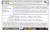 BOLETÍN OFICIAL ASTURIAS BALONMANO · BOLETÍN OFICIAL ASTURIAS BALONMANO Órgano Oficial de Comunicación de la Federación de Balonmano del Principado de Asturias BOASBA Nº 23/20-21