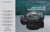 Videocámara HD Manual de instruccionesg-ecx.images-amazon.com/.../Manuals/B004I1L2F4.pdf · 2012. 7. 27. · Reconocimiento de marcas comerciales • Los logotipos SD, SDHC y SDXC
