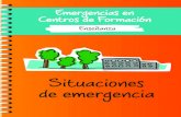 Situaciones de emergencia - Salud Laboral · 2019. 4. 2. · 4 Situaciones de emergencia El contenido de dicho plan debe adaptarse al contenido mínimo que se recoge en el Anexo II