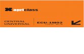 Manual ECU-1M02 - Newapriclass.com.ar/.../08/manual-apriclass-ECU-1M02-v4.3.pdf · 2019. 8. 11. · CENTRAL UNIVERSAL ECU-1M03 APRICLASS ANEXO MANUAL DE PROGRAMACIÓN CENTRALES ECU1M02