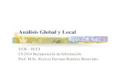 Análisis Local y Global - Kryscia Ramirez · 2012. 2. 2. · Análisis Global y Local Análisis Global – Tesauro de Similitud (cont.) Expansión de consulta con tesauro de similitud