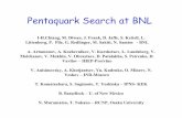Pentaquark Search at BNL“Exotic” penta-quarks are those where the antiquark has a different flavor than the other 4 quarks Quantum numbers cannot be defined by 3 quarks alone.