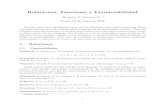 Relaciones, Funciones y Enumerabilidad - UIStux.uis.edu.co/AMA/doc/Relacionesyfunciones.pdf · 2014. 10. 23. · Relaciones, Funciones y Enumerabilidad Rafael F. Isaacs G. * Fecha: