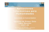 Aplicaciones Informáticas para Humanidades - USALdiaweb.usal.es/diaweb/archivos/100047370___Sumario.pdf · Schaum, Ed. McGraw-Hill, 533 páginas. Ø ALBARRACÍN/ALCALDE LANCHARRO