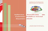 Informe Rendición de Cuentas Pública Inicial Gestión 2020...8 Ley Nº 3058 de Hidrocarburos 9 Agenda Patriótica 2025 13 Pilares de la Bolivia Digna y Soberana 10 R. Biministerial