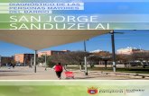 DIAGNÓSTICO DE LAS PERSONAS MAYORES DEL BARRIO SAN JORGE … · San Jorge-Sanduzelai, que no es uno de los barrios más envejecidos, pero tiene un índice de vejez de 20%, dos puntos