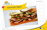 Presentación de PowerPoint€¦ · Desayunos Cenando Ligero 157 kcal. por porción Porciones: 2 Tiempo de ... algunas de nuestras recetas (pastel de pollo, lasagna, ensalada, antojitos