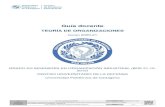 TEORÍA DE ORGANIZACIONES - Centro Universitario de la Defensa · 2020. 9. 29. · UNIDAD DIDÁCTICA 1. FUNDAMENTOS DE ORGANIZACIÓN Tema 1. Introducción: La naturaleza de la organización.