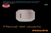 Philips · 2016. 9. 2. · dispositivos externos. Contenido de la caja Compruebe e identifique el contenido del paquete: • Altavoz • Cable USB para carga • Manual de usuario