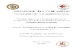 UNIVERSIDAD TÉCNICA DE AMBATO · 2018. 6. 4. · UNIVERSIDAD TÉCNICA DE AMBATO FACULTAD DE CIENCIAS ADMINISTRATIVAS Trabajo de titulación en la modalidad de proyecto de investigación