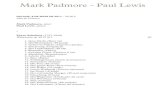 Mark Padmore - Paul Lewis - Palau de la Música Catalana · 2019. 2. 7. · Dilluns, 8 De maig De 2017 – 20.30 h Sala de Concerts Mark Padmore, tenor Paul Lewis , piano I Franz