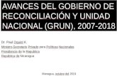 avances grun 2012-2018 2 - Tortilla con Sal · 2019. 10. 22. · Publicada en La Gaceta No. 111 del 14 de Junio del 2010 LEY NO. 779, "LEY INTEGRAL CONTRA LA VIOLENCIA HACIA LAS MUJERES