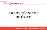 Casaval SA - CASOS TÉCNICOS DE ÉXITO• Problemas de instalación de las válvulas compuertas por mal diseño de escaleras de los pie de tanque • Problemas de peso y espacio •