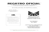 EDICIÓN ESPECIAL oficiales/R.O... · 2015. 8. 27. · Que con Acuerdo Ministerial No. 036 de 9 de septiembre de 2010, publicado en el Registro Oficial Edición Especial No. 93-2