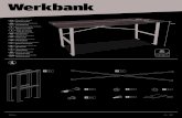 Werkbank · 2020. 11. 22. · Banco de trabajo Montážní ... S Arbetsbänk SLO Navodila za montažo: Delovna miza NL Montagehandleiding: Werkbank Návod na montáž: 2 SK Pracovný