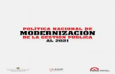 POLÍTICA NACIONAL DE MODERNIZACIÓN...(SGP), como ente rector del Sistema Administrativo de Modernización de la Gestión Pública, está impulsando un proceso de Modernización de