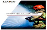 EXTINCIÓN DE INCENDIOS - Groupe Leader · 2021. 3. 23. · extinciÓn de incendios lanzas y monitores de intervenciÓn lanzas automÁticas | de selecciÓn de caudal | de espuma |