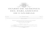 DIARIO DE SESIONES DEL PARLAMENTO DE CANARIAS · 2008. 5. 12. · 27 de marzo de 2008 Diario de Sesiones del Parlamento de Canarias Núm. 27 / 3 (Se reanuda la sesión a las diez