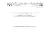 PROGRAMA CONJUNTO FAO/OMS SOBRE NORMAS …4. Anteproyecto de directrices para el control de Campylobacter y Salmonella spp en la carne de pollo (ALINORM 08/31/13, párrs. 98 – 100