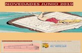 NOVEDADES JUNIO 2019¡logo...JUNIO- 2019 2 Sigo siendo yo / Jojo Moyes Edición: 2ª ed. Publicación: Barcelona, Penguin Random House Grupo Editorial S.A.U, 2018 Descripción: 540