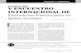 Crónica del V ENCUENTRO INTERNACIONAL DEfranciscanosenmexico.com.mx/boletin/octubre12-enero13/... · 2018. 8. 14. · ctuBre 2012-enero 2013 Boletíno provincial 3 pulso de la provincia
