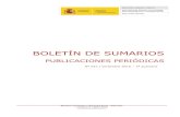BOLETÍN DE SUMARIOS · 2017. 12. 27. · SUBDIRECCIÓN GENERAL DE INFORMES SOCIOECONÓMICOS Y DOCUMENTACIÓN BIBLIOTECA CENTRAL BOLETÍN DE SUMARIOS PUBLICACIONES PERIÓDICAS Nº