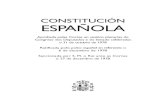 CONSTITUCIÓN ESPAÑOLA · 2016. 11. 8. · españois teñen o deber de coñecela e o dereito a usala. 2. As outras linguas españolas serán tamén oficiais nas respecti-vas comunidades