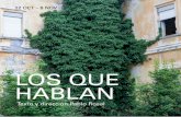 Teatro de La Abadia - LOS QUE HABLAN · 2020. 10. 21. · longevas, y la más en su estilo, del teatro español, el Misteri d’Elx. Este drama sacro-lírico lleva representándose