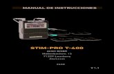STIM-PRO T-400 - axionDuración del pulso: 120 μs P 11 Modulación de la frecuencia y la duración 6 segundos. Para la mayoría de dolores agudos y crónicos. Frecuencia: 2 - 100