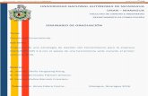 UNIVERSIDAD NACIONAL AUTÓNOMA DE NICARAGUA ...UNAN – MANAGUA FACULTAD DE CIENCIAS E INGENIERIAS DEPARTAMENTO DE COMPUTACIÓN Tema: Gestión del Conocimiento. Sub tema: Propuesta