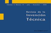 Revista de la Invención Técnica · 2020. 12. 8. · Revista de Invención Técnica Definición del Research Journal Objetivos Científicos Apoyar a la Comunidad Científica Internacional