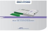 Comunicación Devicenet Bus de Comunicació n...Los variadores de la Serie SD500 disponen de tarjetas electrónicas sensibles a la electricidad estática. Utilice procedimientos para