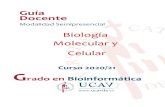 Biología Molecular y Celular...• “Biologia celular y molecular” Harvey Lodish. 5ª Edición. Editorial Panamericana. RECURSOS: • Acceso a todos los libros recomendados en