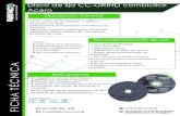 DISCO DE LIJA CC-GRIND COMBICLICK ACERO - Mainco · 2018. 8. 27. · Afinado de componentes de acero fino (INOX). Eliminación del cordón de laminación y fundición. Mecanizado