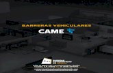 BARRERAS VEHICULARES - Puertas Automáticas de Mérida · 2020. 7. 6. · BARRERAS VEHICULARES. Gard Las automatizaciones especíﬁcas para la selección de los pasos viales. Las
