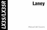 lx35-lx35r manual es es · 2017. 12. 7. · Este manual se facilita para el acceso fácil a la información. Se muestran ilustraciones de los paneles frontal y posterior qu e incluyen