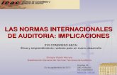 LAS NORMAS INTERNACIONALES DE AUDITORIA ......25 de septiembre de 2013 1 Huertas 26, 28014 Madrid Tel. 913895600 LAS NORMAS INTERNACIONALES DE AUDITORIA: IMPLICACIONES Enrique Rubio
