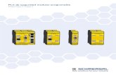 PLC de seguridad modular programable - Schmersal · 2020. 3. 5. · de seguridad de la instalación completa es guardada en el PLC compacto. Los módulos E/S remotos seguros transmiten