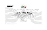 SISTEMA DE CAPACITACIÓN Y CERTIFICACIÓN PARA … · 2019. 12. 10. · 2 PRESENTACIÓN La inquietud de instrumentar en México un Sistema de Capacitación y Certificación para Entrenadores