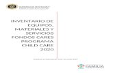 iNVENTARIO DE Equipos, mATERIALES y servicios ... · Web viewiNVENTARIO DE Equipos, mATERIALES y servicios FONDOS CARES PROGRAMA CHILD CARE 2020 Solicitud de Autorización CEE-SA-2020-8597