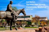 Los Banos General Plan Update Community Workshop · 2021. 4. 21. · Los Banos General Plan Update 2040. Land Use Element » Determines how land is allowed to be used, including for