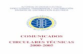 COMUNICADOS - AEE · 2018. 7. 6. · Comunicados más recientes del 2000 hasta el 2005, y otro con los Comunicados del 1980 hasta el 1999. Estos documentos serán una herramienta