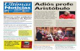 ultimasAdiós profe oticias Aristóbulo€¦ · 2021-04-29  · de la niña del milagro En Bogotá, Cali y Medellín, la gente salió a rechazar el pago de más impuestos. P13 Rehabilitaron