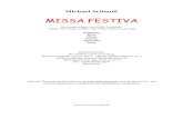 Missa Festiva 05 AGNUS DEI SAM - Schmoll Musik · Michael Schmoll MISSA FESTIVA für dreistimmigen Chor SAM, Gemeinde, 2 Flöten (oder Flöte, Altflöte oder Flöte, Violine) und