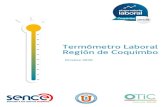 Termómetro Laboral Coquimbo Octubre 2020 · 2021. 2. 3. · Termómetro Laboral Región de Coquimbo | Octubre 2020 2020 I. Indicadores generales Ocupación Gráfico 1. Tasa de ocupación