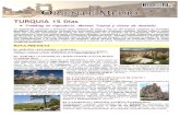 Trekking en Capadocia, Montes Taurus y Costa de Anatolia · 2012. 5. 11. · 1 TURQUIA 15 Días Trekking en Capadocia, Montes Taurus y Costa de Anatolia La Capadocia comenzó a formarse