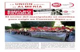 LA UNIÓN DIGITAL DE ALMERÍA - Inicio - UGT Andalucía · LA UNIÓN DIGITAL DE ALMERÍA 2ª Quincena Mayo 2011—Nº 27 Cerca de mil personas del sector del manipulado se han manifestado
