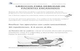 Sociedad Valenciana Medicina Física y Rehabilitación ......Sociedad Valenciana Medicina Física y Rehabilitación Ejercicios para debilidad de pacientes encamados 3 4) Adducción
